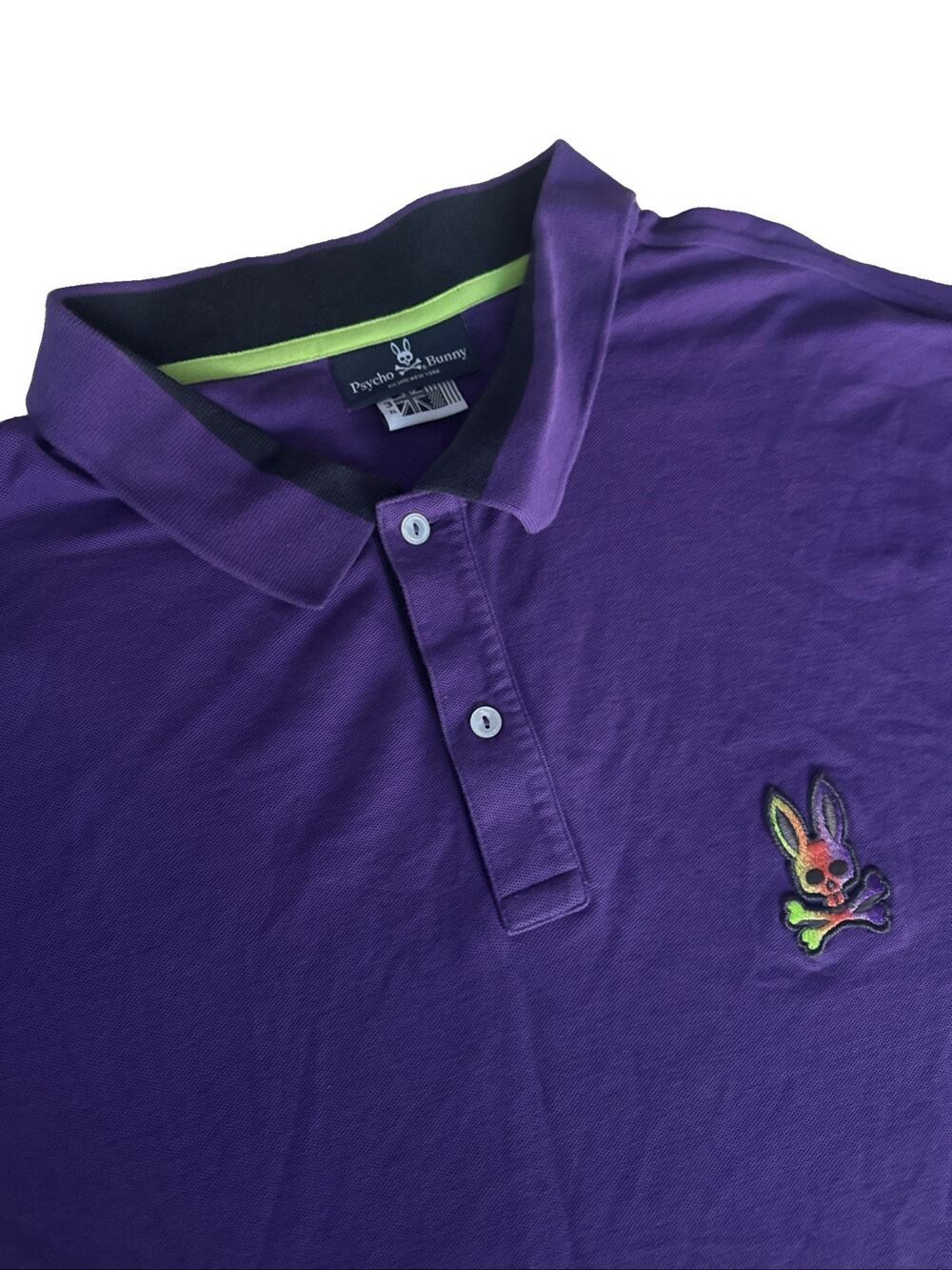 Mens Psycho Bunny Purple Pima Cotton Polo Shirt 3XL